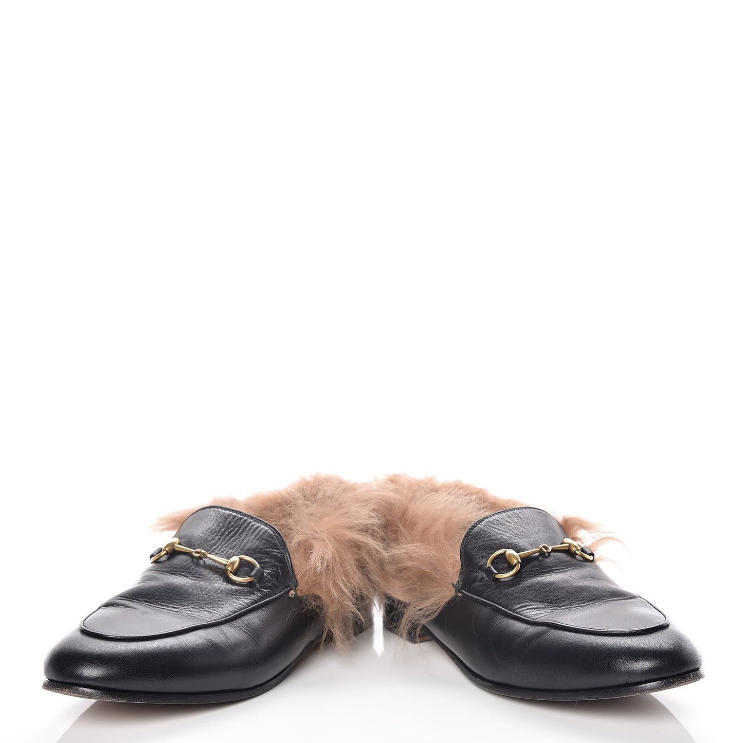 Malaga Kid Fur Womens Jordaan Loafers 39 Black Natural