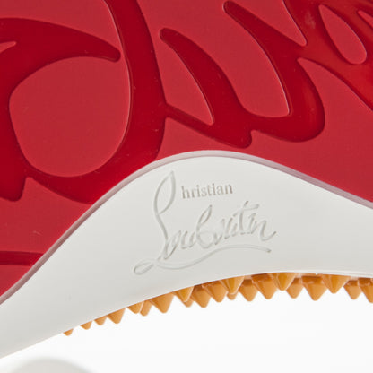 Christian Louboutin Mens Calfskin Spikes Roller Boat Flat 41 Full Moon 7 of 7