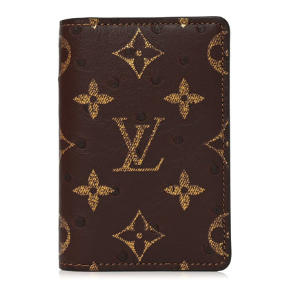 Louis Vuitton Ostrich Monogram Pocket Organizer NM 1 of 7
