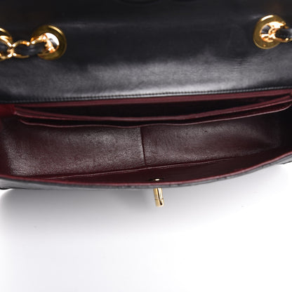 Chanel Lambskin Quilted XL Jumbo Single Flap Black 6 of 10