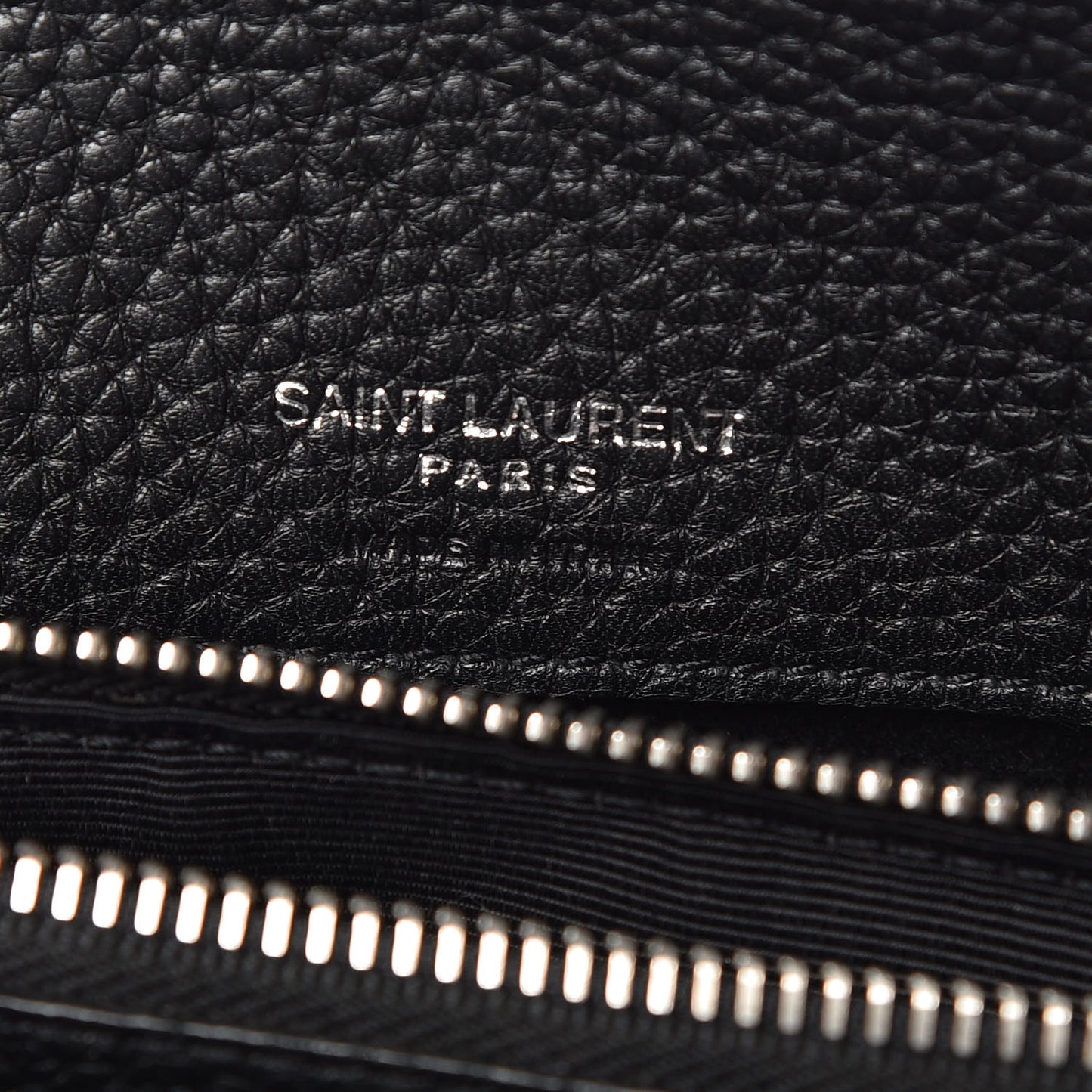 Grained Calfskin Baby Sac De Jour Souple Black