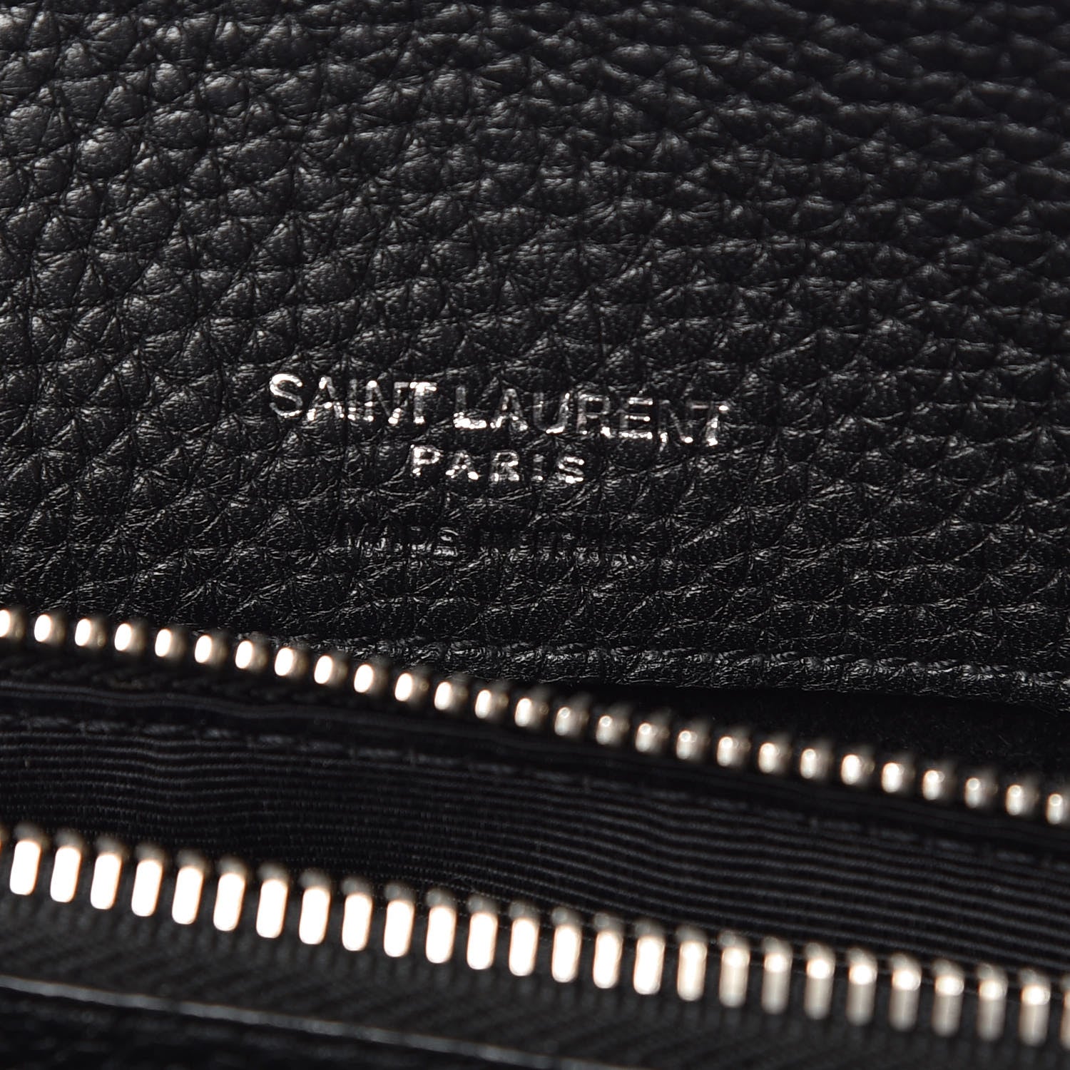 Saint Laurent Grained Calfskin Baby Sac De Jour Souple Black 8 of 13