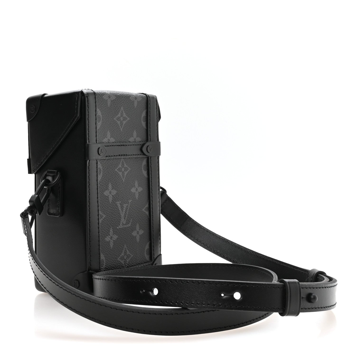 Louis Vuitton Monogram Eclipse Vertical Trunk Wearable Wallet Black 3 of 9