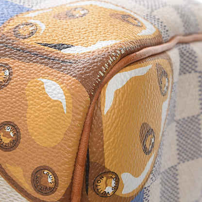 Louis Vuitton Damier Azur Summer Trunks Speedy Bandouliere 30 19 of 19