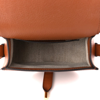 Chloe Grained Calfskin Small Marcie Saddle Bag Tan 5 of 10
