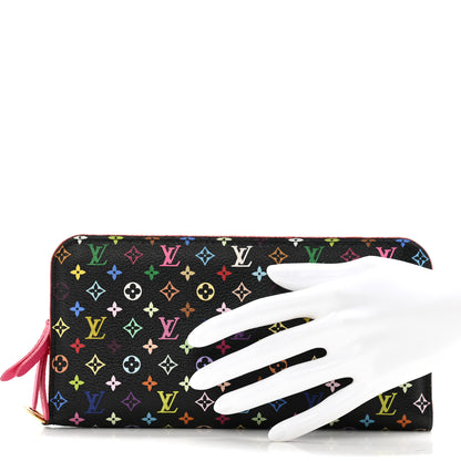 Louis Vuitton Monogram Multicolor Insolite Wallet Black Grenade 2 of 11