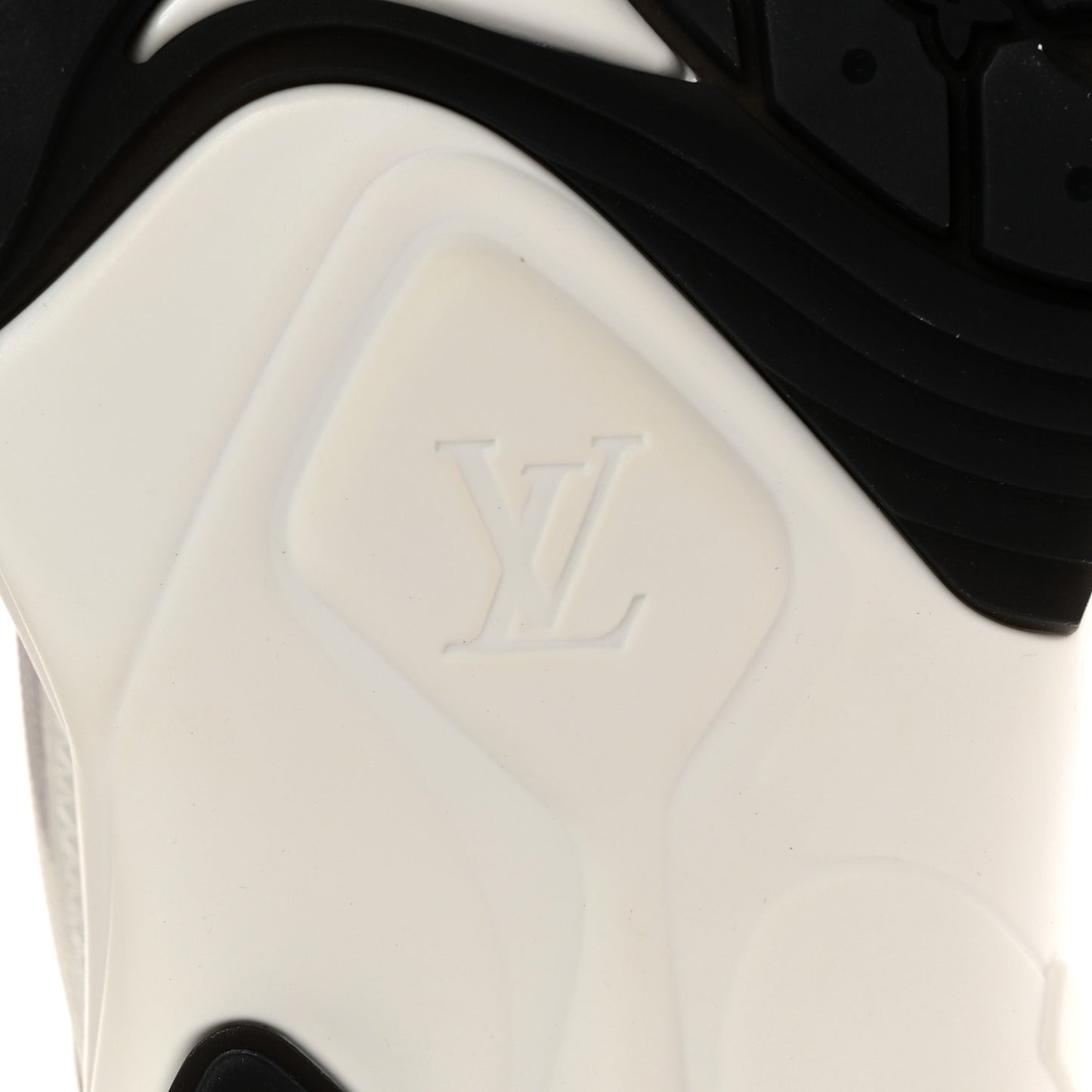 Monogram Calfskin Run 55 Sneakers 37.5 White