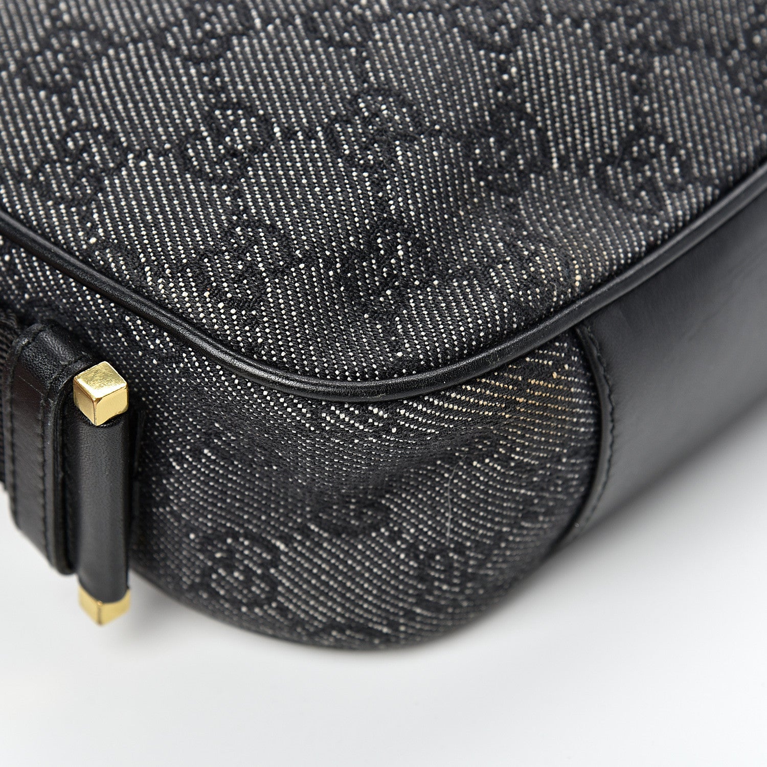 Gucci Denim Monogram Shoulder Bag 11 of 16