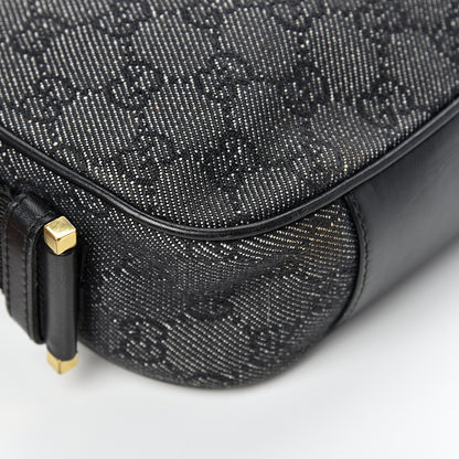 Gucci Denim Monogram Shoulder Bag 11 of 16