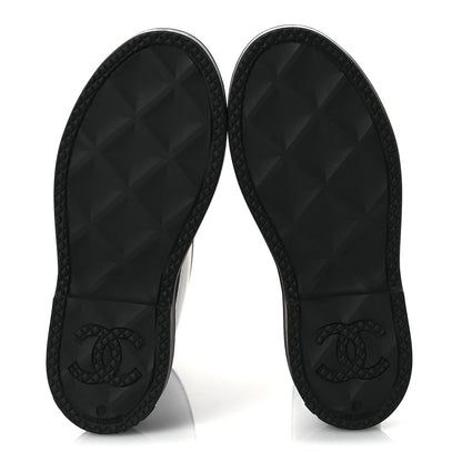 Chanel Caoutchouk CC High Boots 40 Black 7 of 13