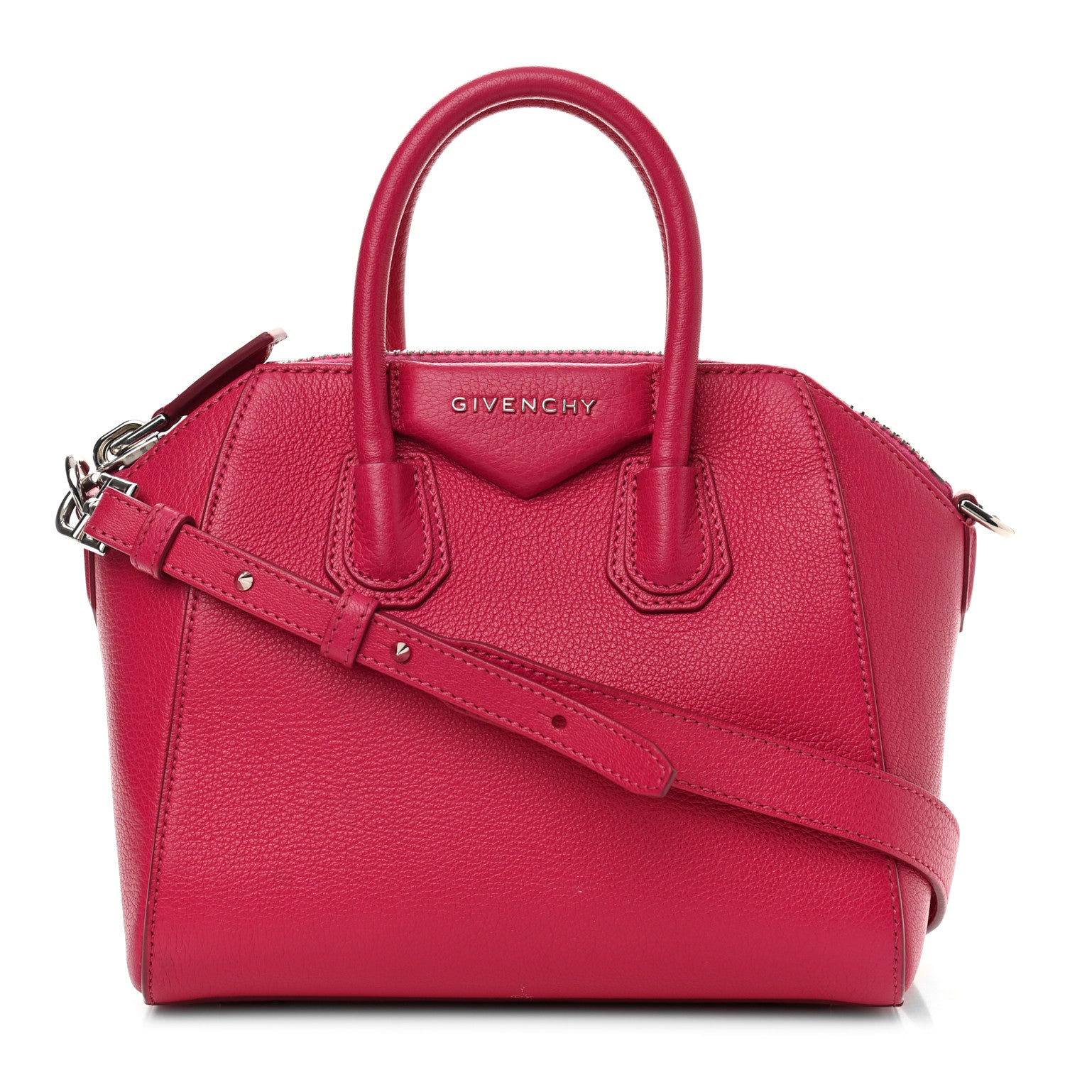 Givenchy Sugar Goatskin Small Antigona Fuchsia 1 of 8