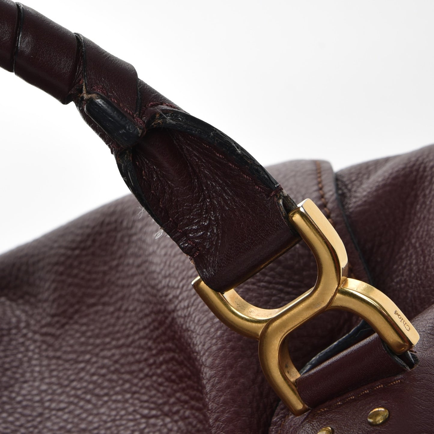 Calfskin Large Marcie Hobo Dark Velvet