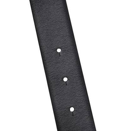 Chanel Calfskin CC Reversible Belt 75 30 Black Burgundy 3 of 5