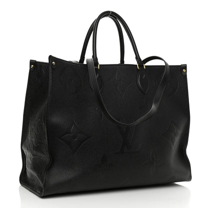 Louis Vuitton Empreinte Monogram Giant Onthego GM Black 3 of 12