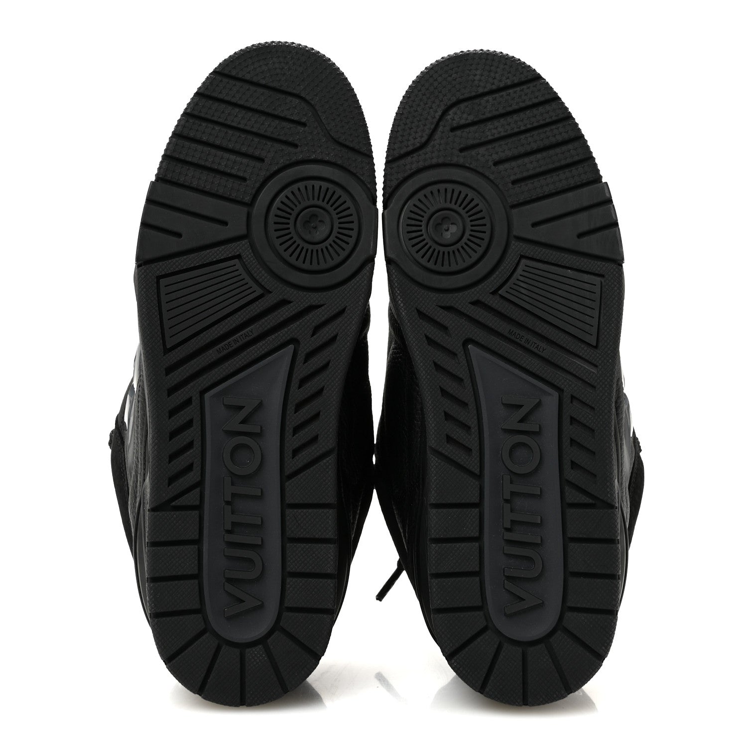 Louis Vuitton Calfskin Suede Mens LV Skate Sneakers 9 Black 6 of 8