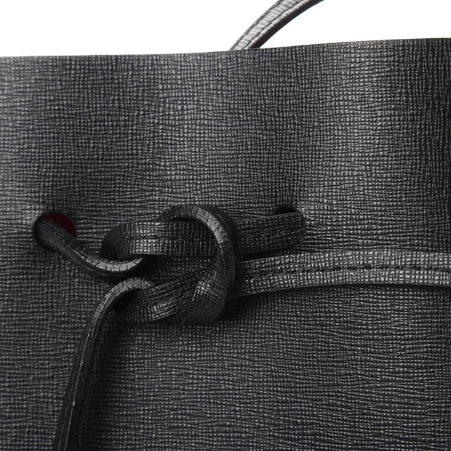 Saffiano Bucket Bag Black Flamma