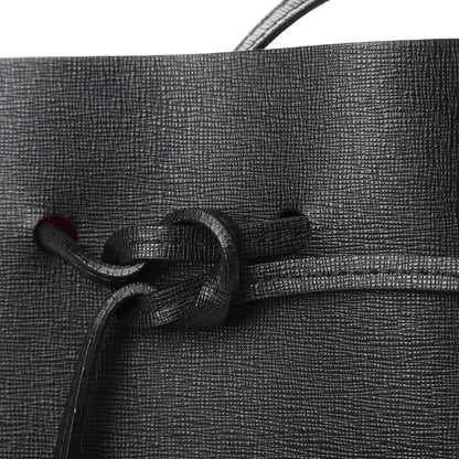 Mansur Gavriel Saffiano Bucket Bag Black Flamma 12 of 12