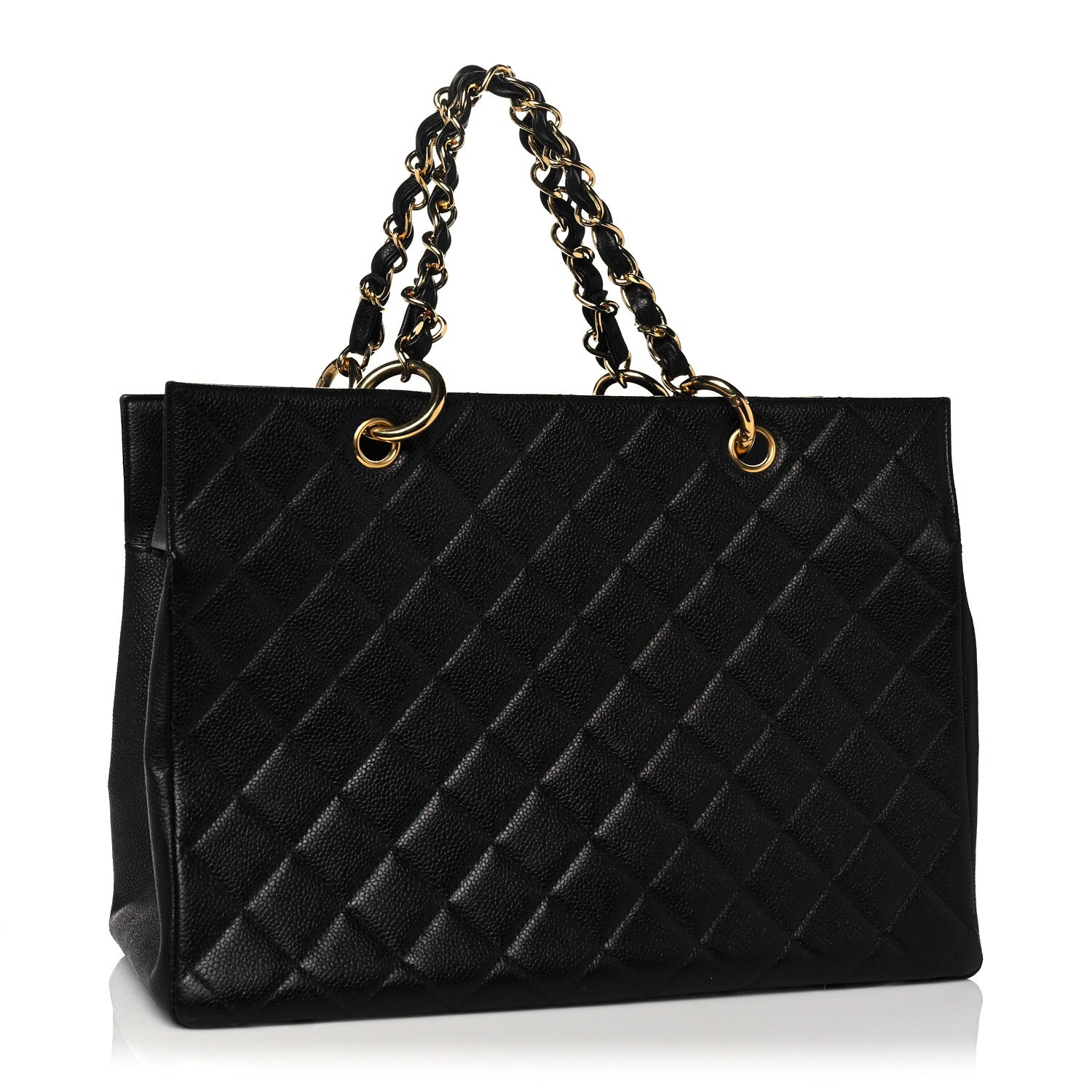 Chanel Caviar Quilted Timeless CC Tote Black 3 of 11