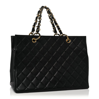 Chanel Caviar Quilted Timeless CC Tote Black 3 of 11