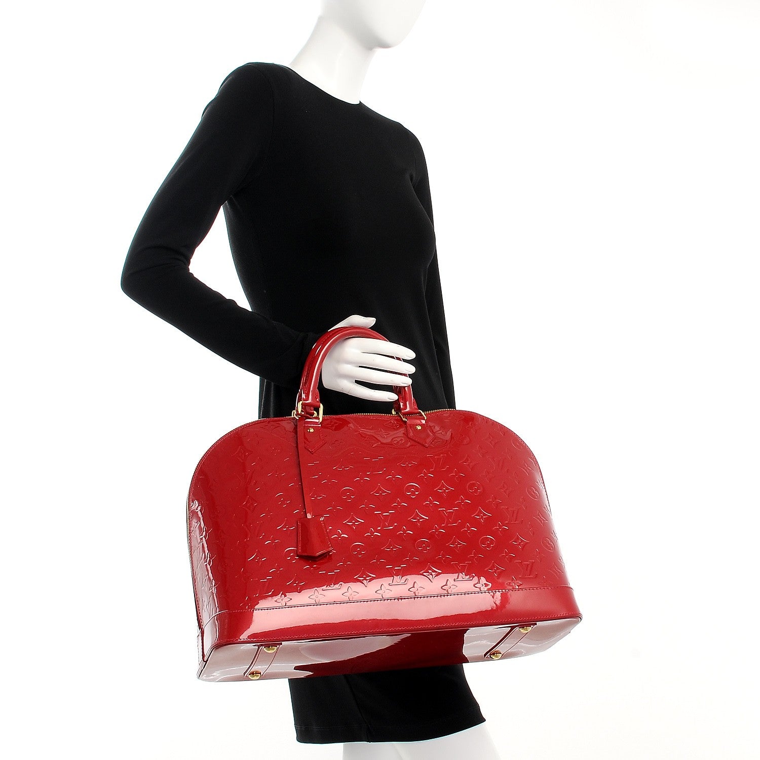 Louis Vuitton Vernis Alma GM XL Pomme D'Amour 2 of 6