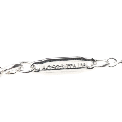Tiffany Sterling Silver Large T Smile Pendant Necklace 5 of 6