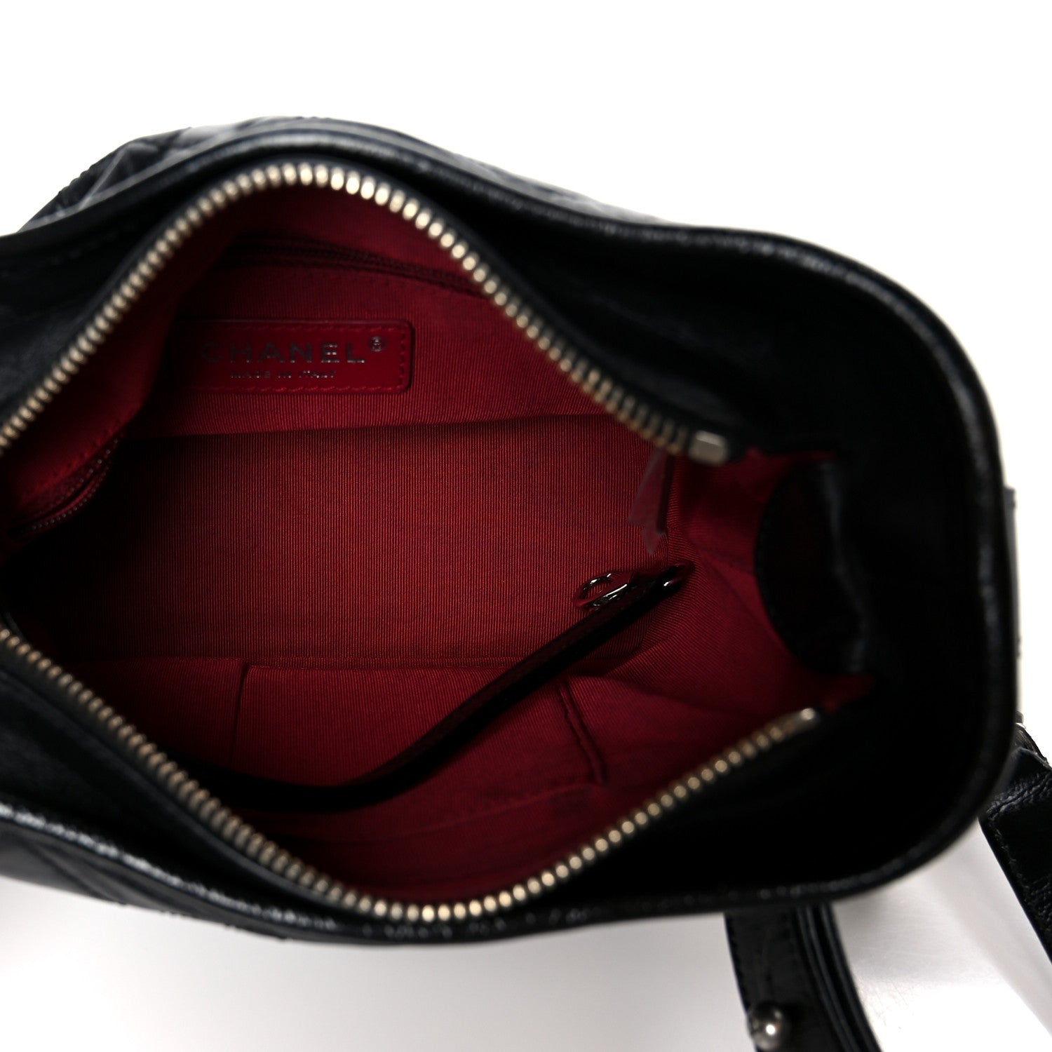 Chanel Aged Calfskin Quilted Small Gabrielle Hobo Black 5 of 10