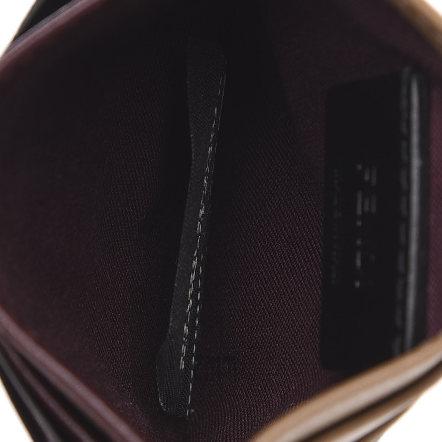 Fendi Vitello Liberty Lucio By The Way Card Holder Bordeaux Amido Blue Notte 5 of 7