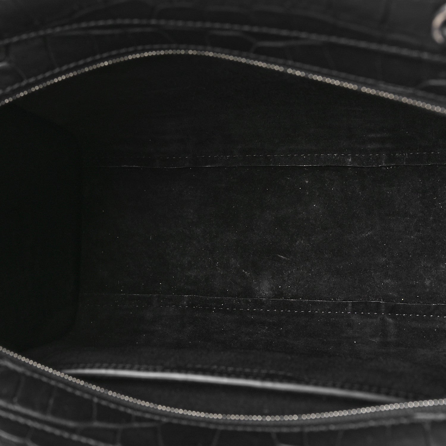 Mulberry Crocodile Embossed Mini Zipped Bayswater Black 5 of 8