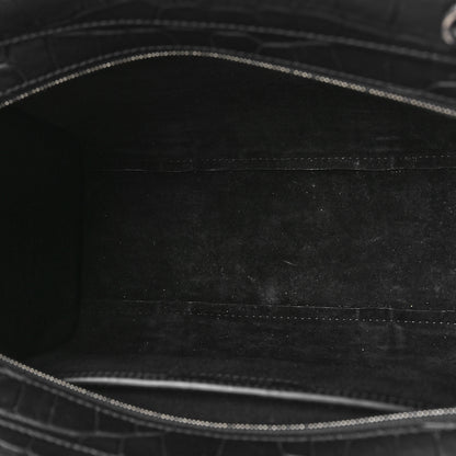 Mulberry Crocodile Embossed Mini Zipped Bayswater Black 5 of 8