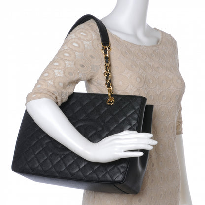 Chanel Caviar Grand Shopping Tote GST Black 2 of 7