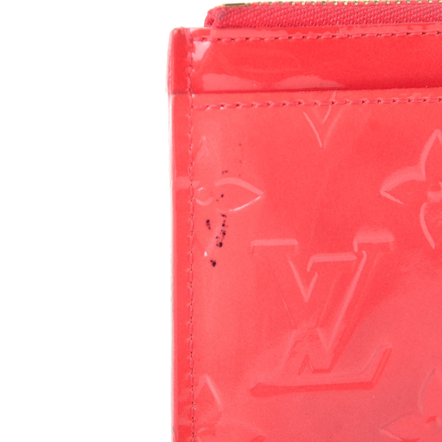 Louis Vuitton Vernis Key Pouch Rose Litchi 7 of 9