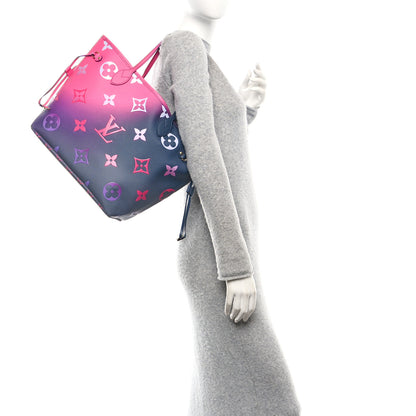 Louis Vuitton Monogram Giant Spring In The City Neverfull MM Midnight Fuchsia 2 of 10
