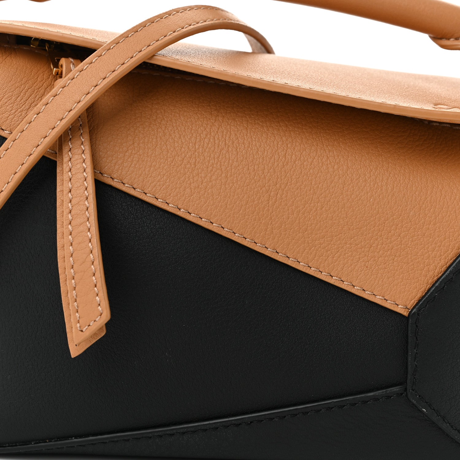 Loewe Calfskin Mini Puzzle Edge Bag Warm Desert Black 7 of 9