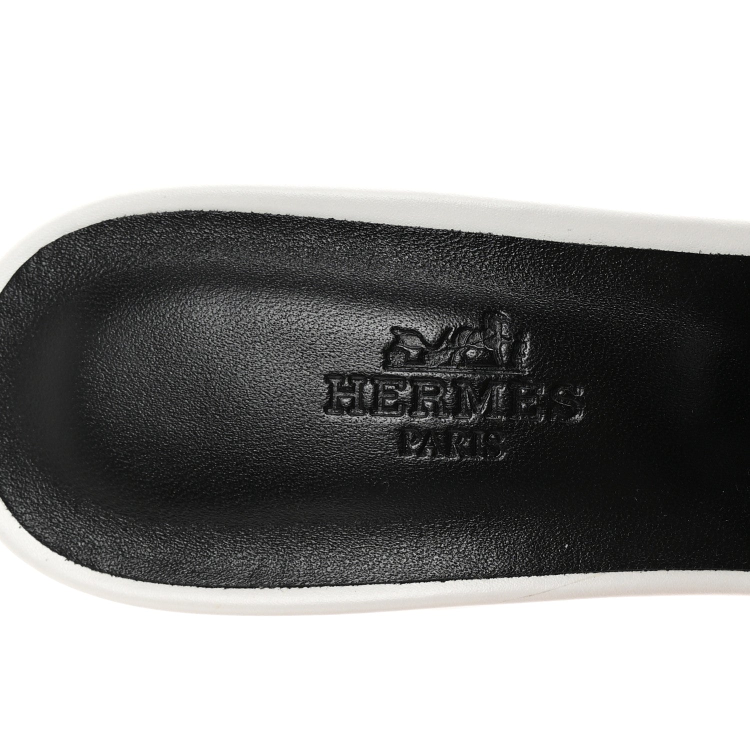 Hermes Calfskin Helia 60 Sandals 37.5 White 8 of 10