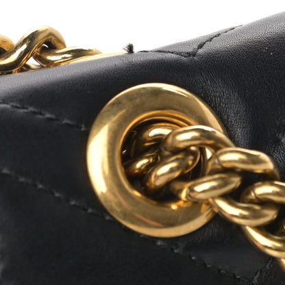 Gucci Calfskin Matelasse Mini GG Marmont Shoulder Bag Black 16 of 17