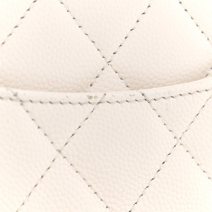 Chanel Caviar Quilted Wallet On Chain WOC White 14 of 17