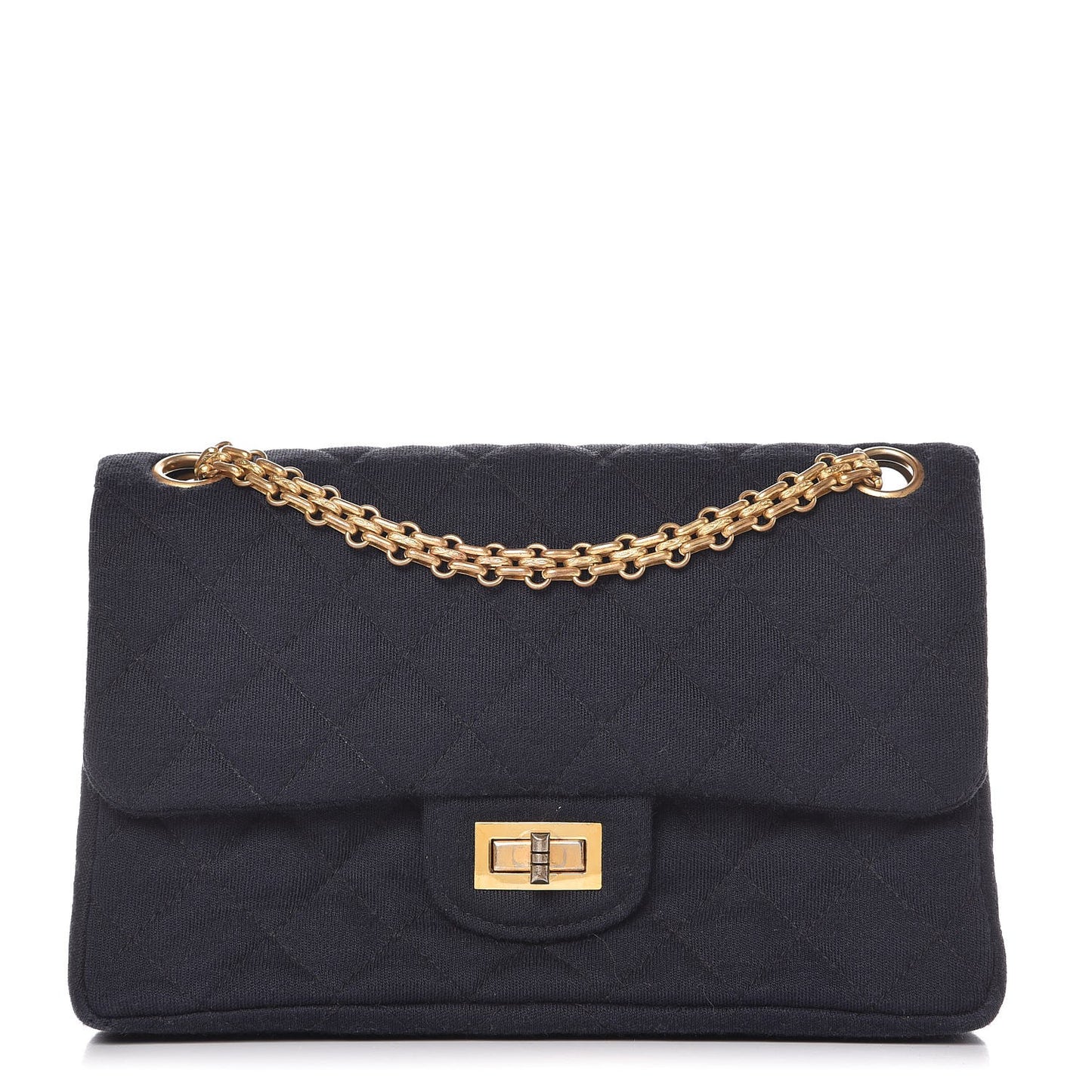 Jersey Quilted 2.55 Reissue 224 Flap Navy