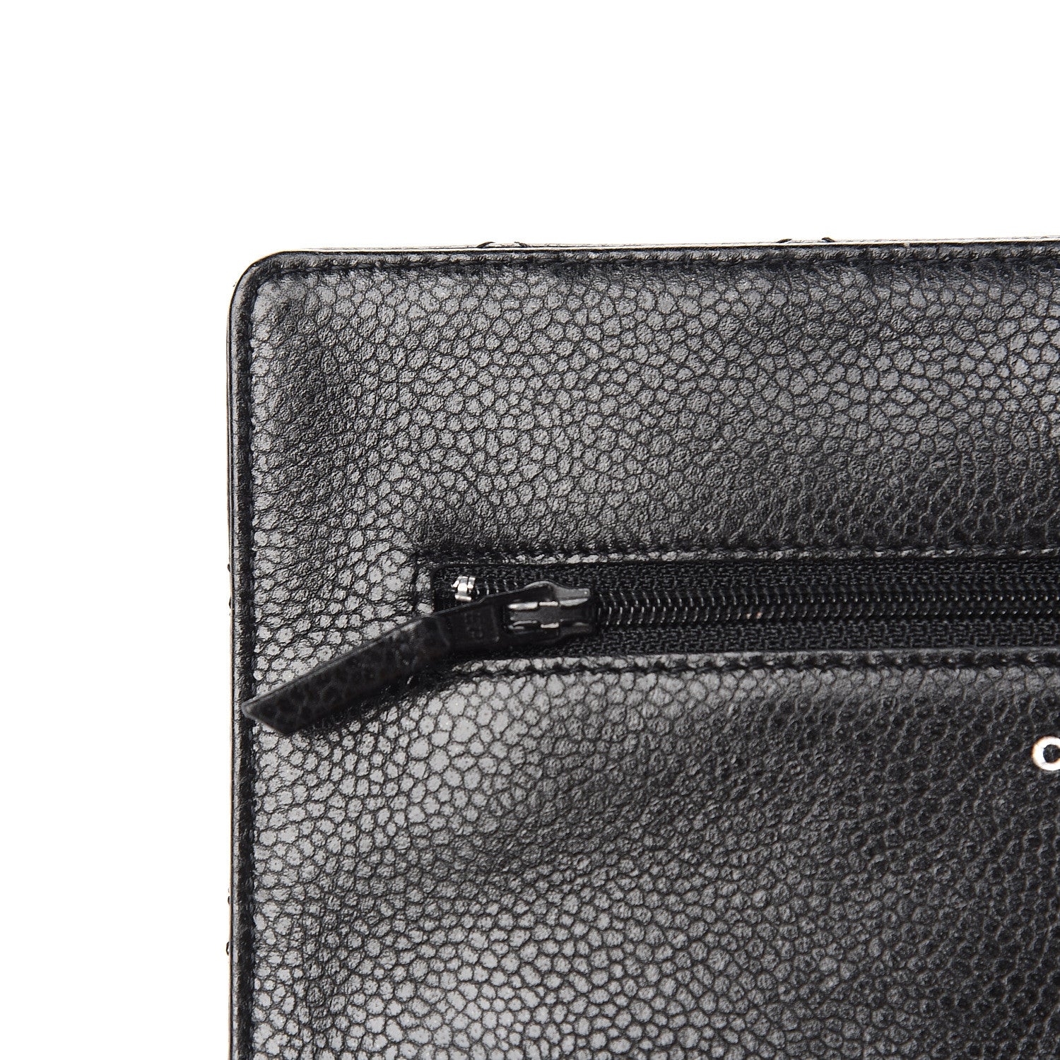 Chanel Caviar Quilted Wallet On Chain WOC Black 13 of 14