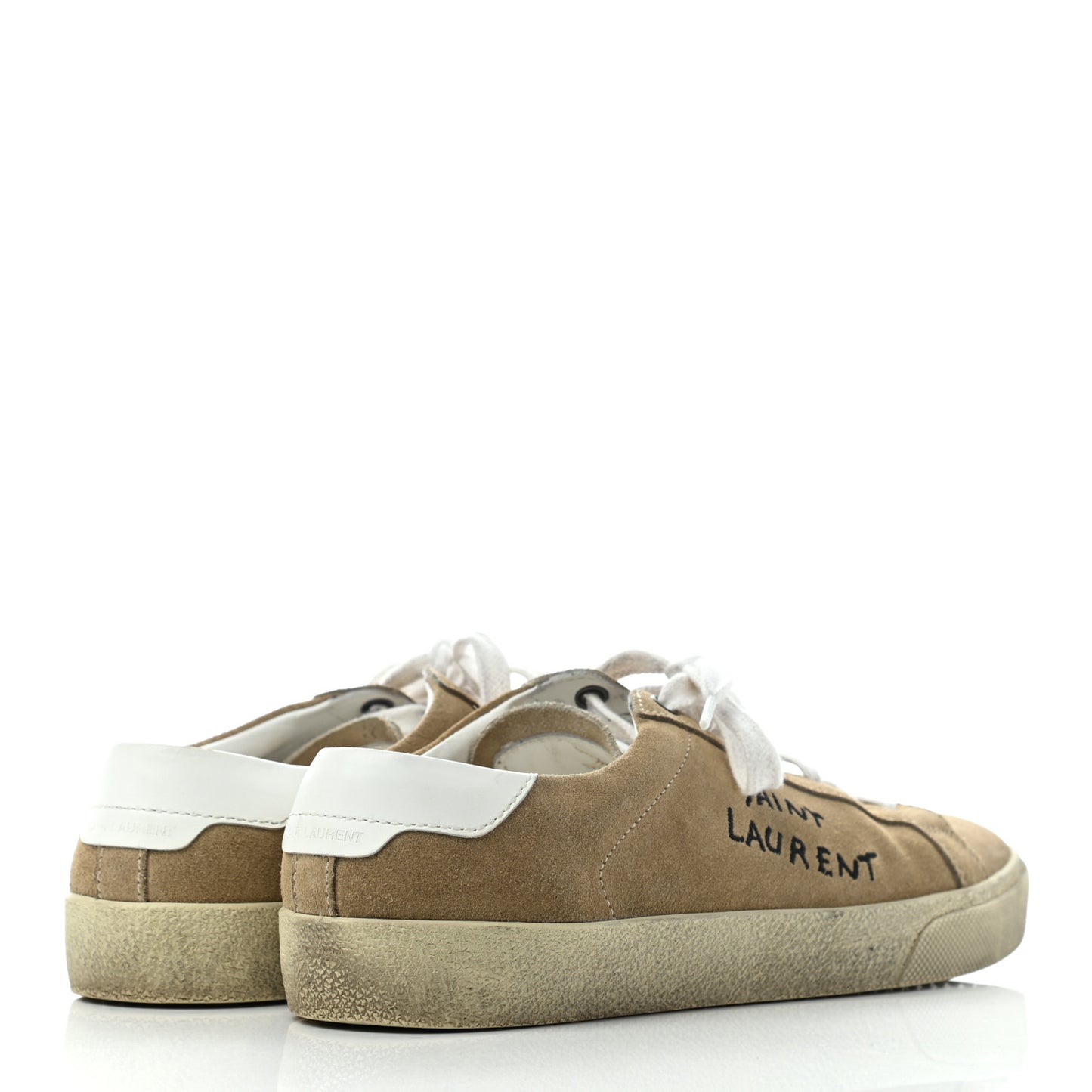 Distressed Suede Womens Court Classic Sneakers 40 Desert