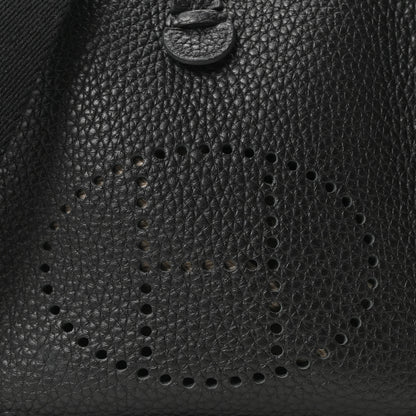 Hermes Taurillon Clemence Evelyne TPM Black 8 of 11