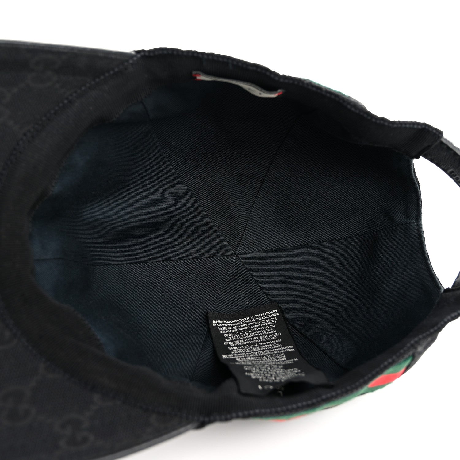 Gucci Monogram Web Baseball Hat L Black 7 of 10