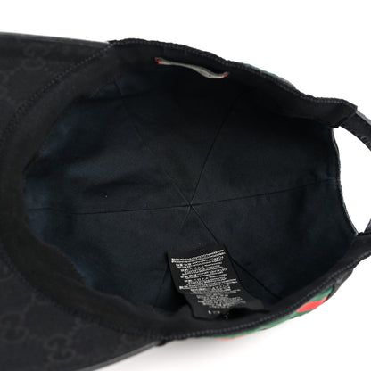 Gucci Monogram Web Baseball Hat L Black 7 of 10