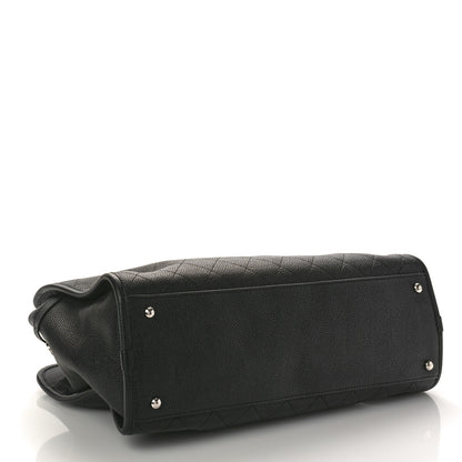 Chanel Caviar Stitched Shopping Tote Black 5 of 12