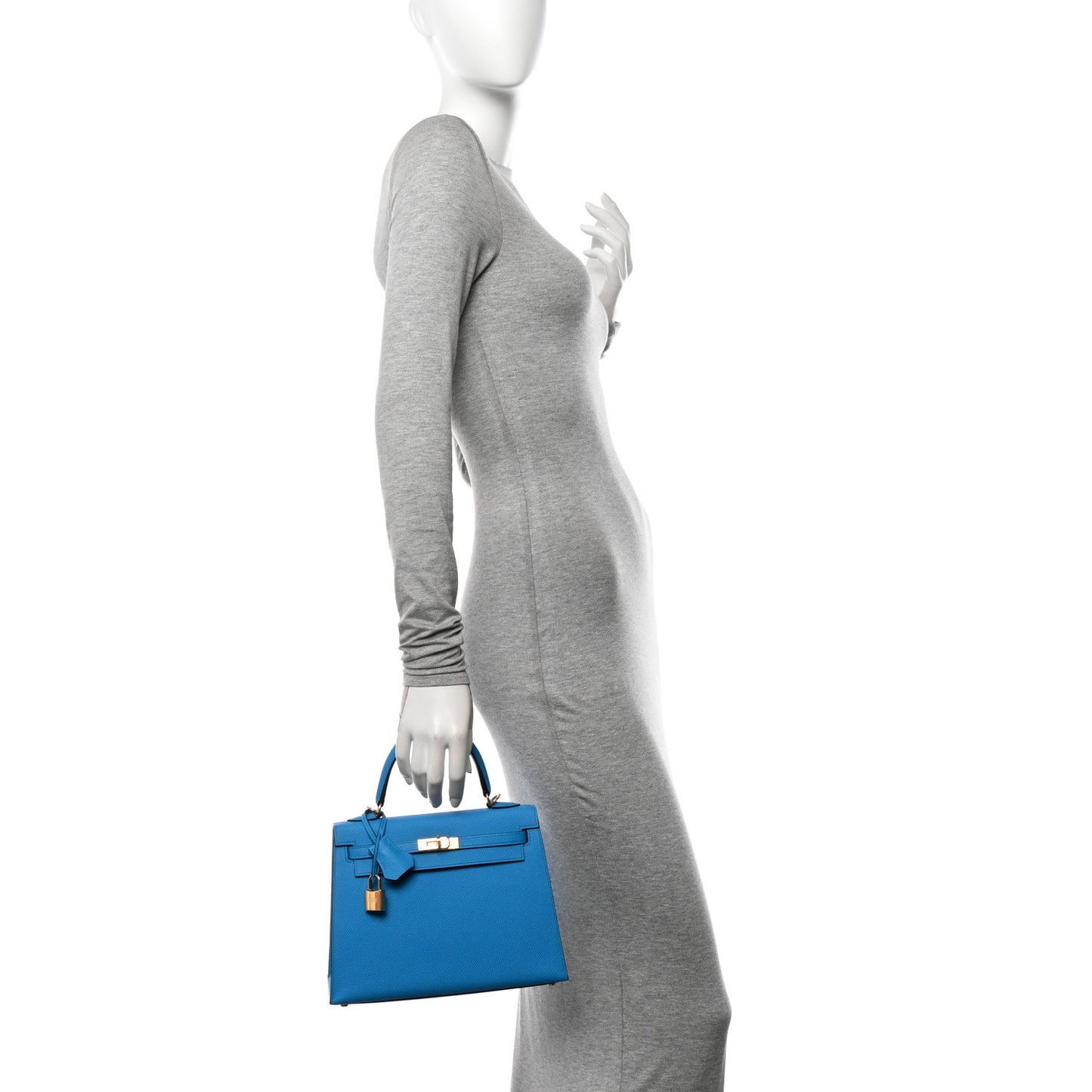 Epsom Kelly Sellier 25 Bleu Frida