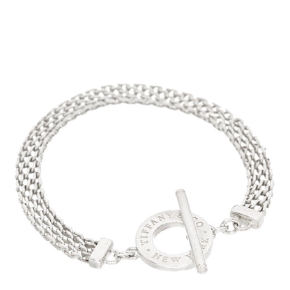 Tiffany Sterling Silver Somerset Toggle Bracelet 1 of 3