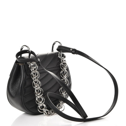 Chloe Calfskin Quilted Mini Drew Bijou Shoulder Bag Black 3 of 7