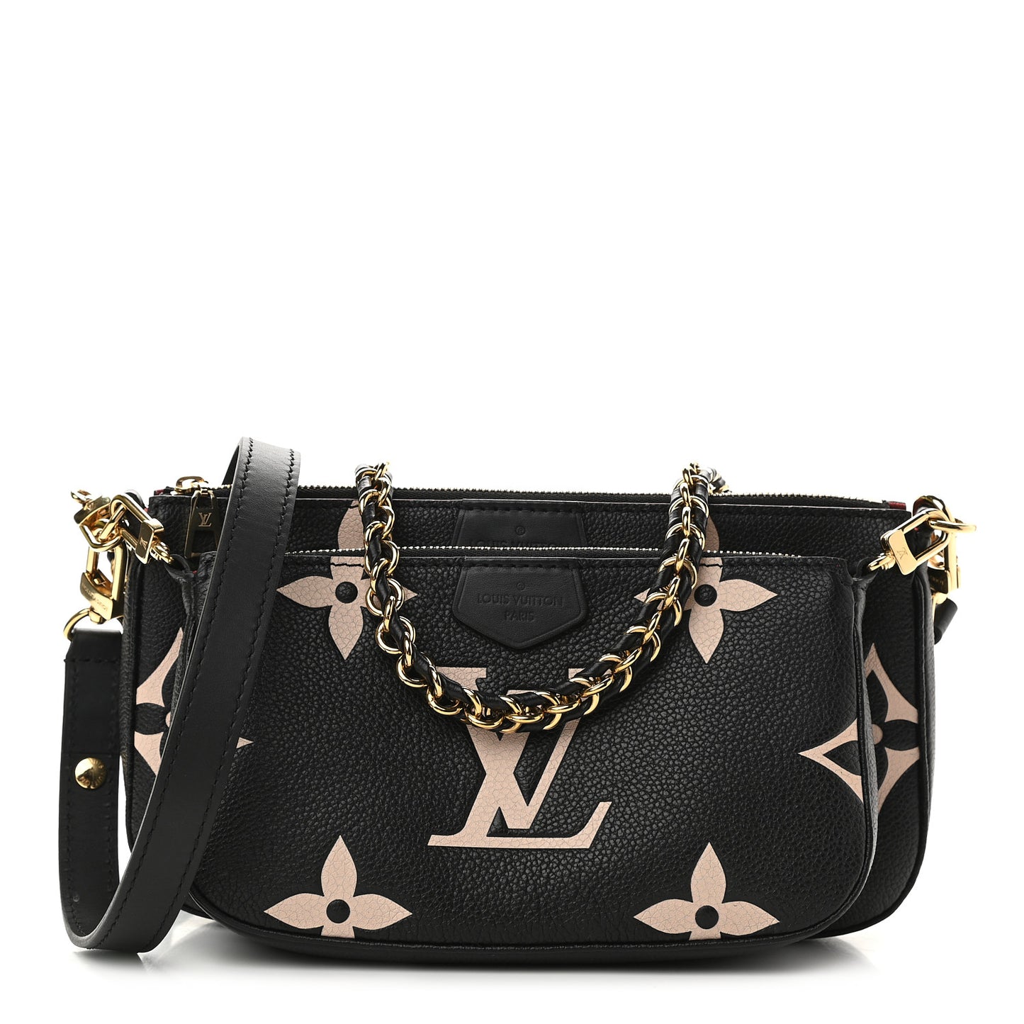 Empreinte Monogram Giant Multi Pochette Accessories Black Beige