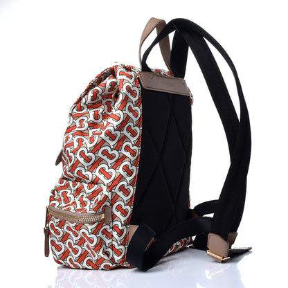 Burberry Nylon Monogram Medium Rucksack Backpack Vermillion 2 of 15