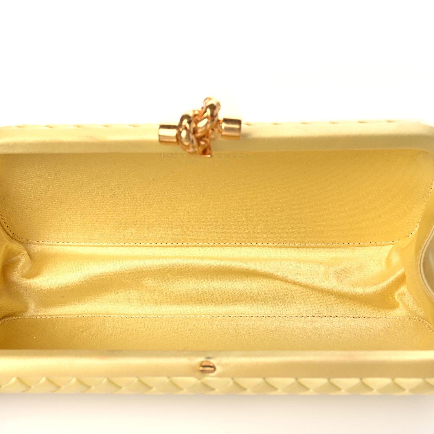 Bottega Veneta Satin Intreccio Impero Stretch Knot Clutch Duchesse 5 of 7