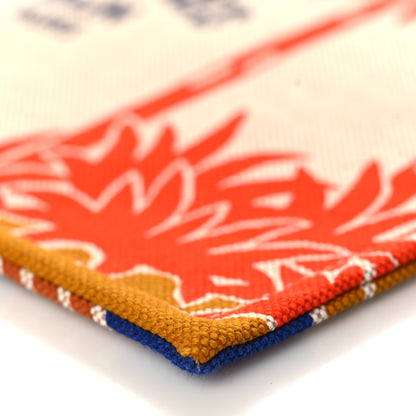 Hermes H Canvas Le Bel Oasis Case Marine Terracotta 8 of 8